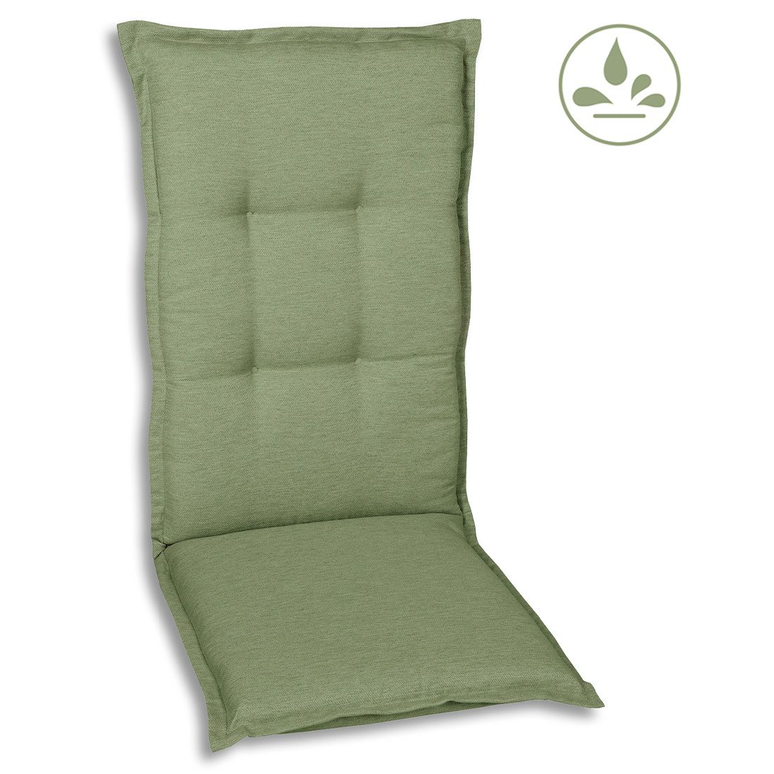 GO-DE Gartenstuhlauflage Hochlehner 50x120cm Polyester