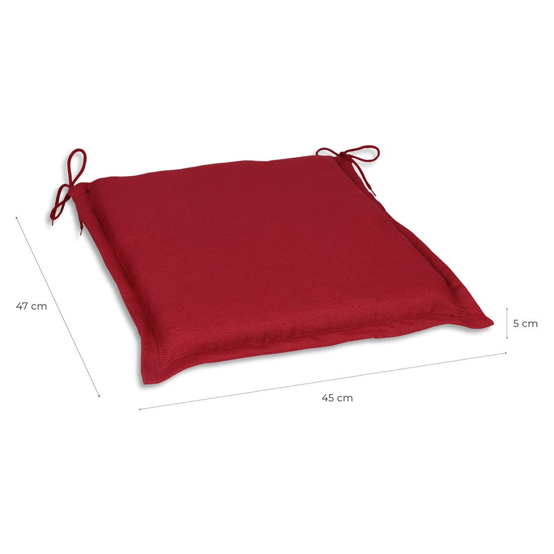 GO-DE Sitzkissen 45x47cm Polyester