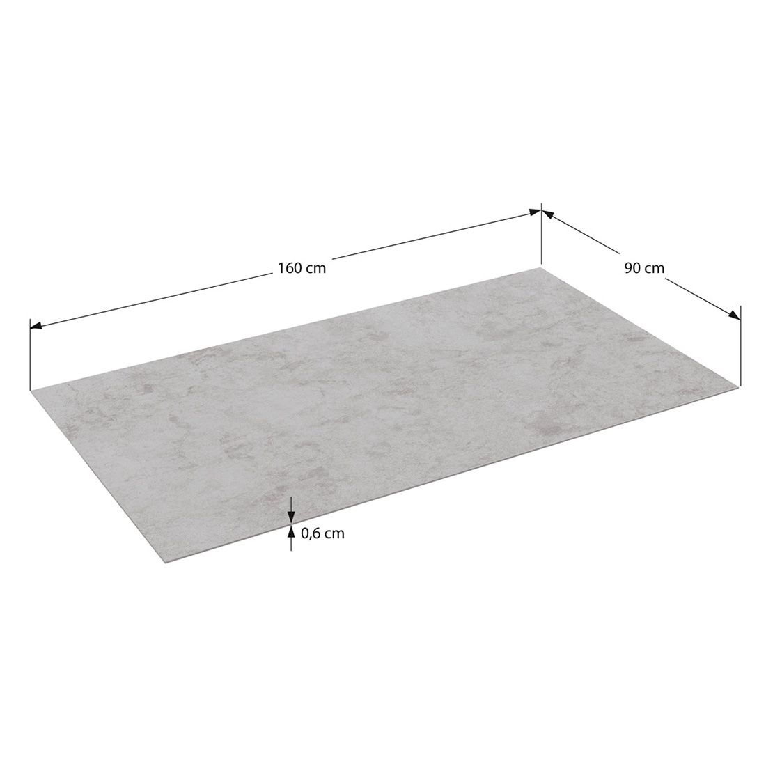 Hartman Aruba Gartenmöbelset 5-tlg.Tisch 160x90cm Alu/Glas