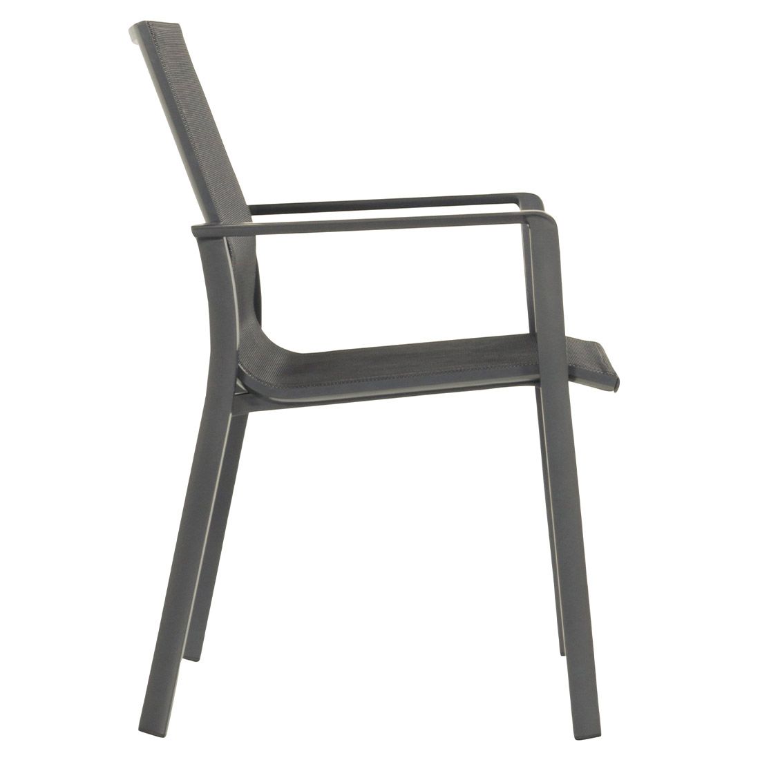 Hartman Lea Stapelsessel Aluminium/Textilene