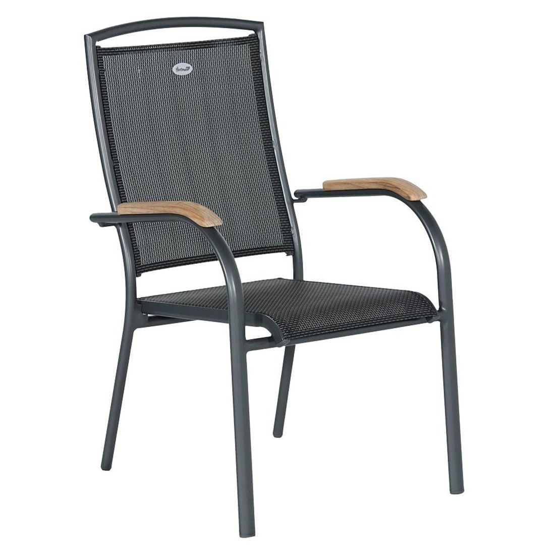 Hartman Raffaelo Stapelsessel-Set Aluminium/Textilene