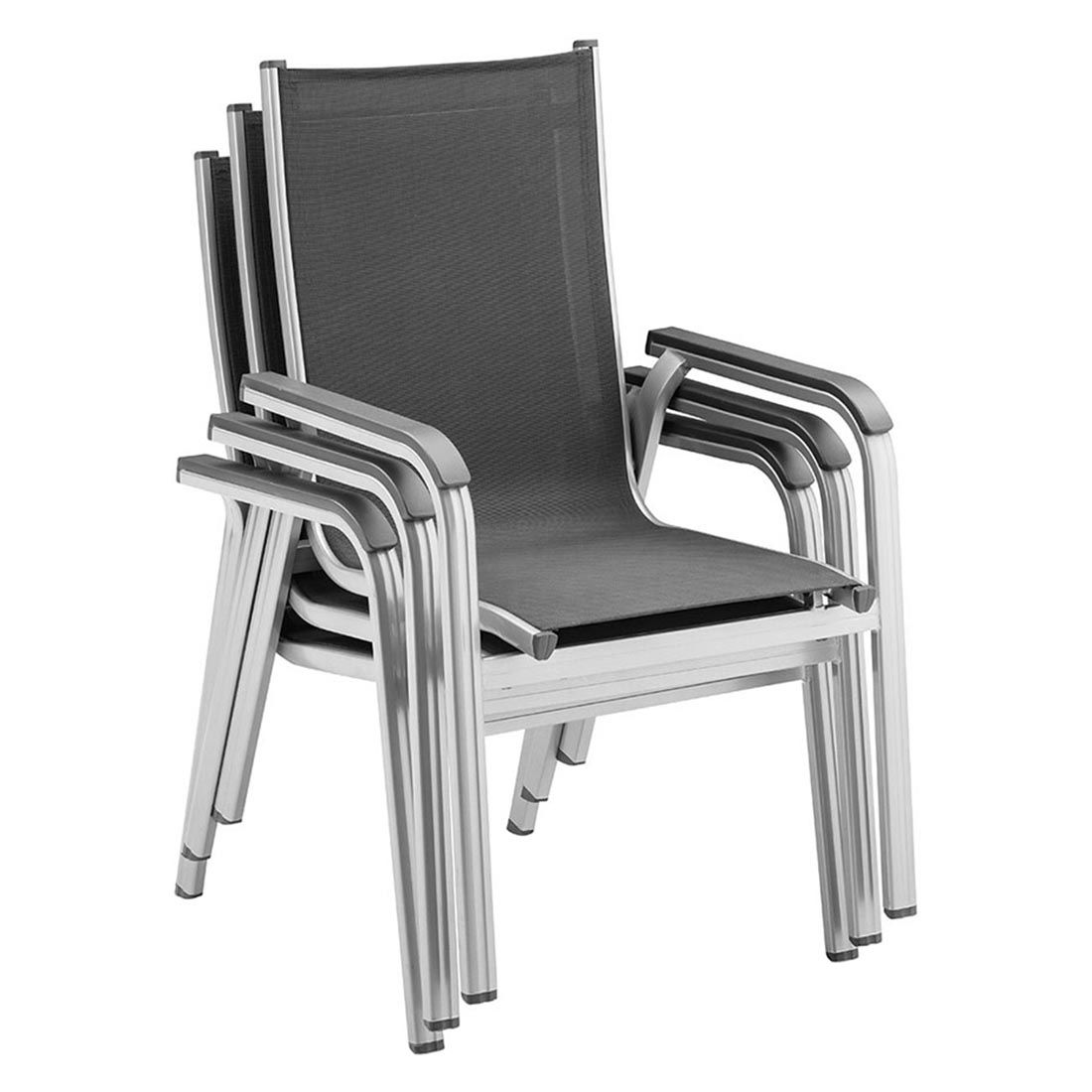 Kettler Basic Plus Gartenmöbel-Set M (4 Plätze) Tisch 160x90cm