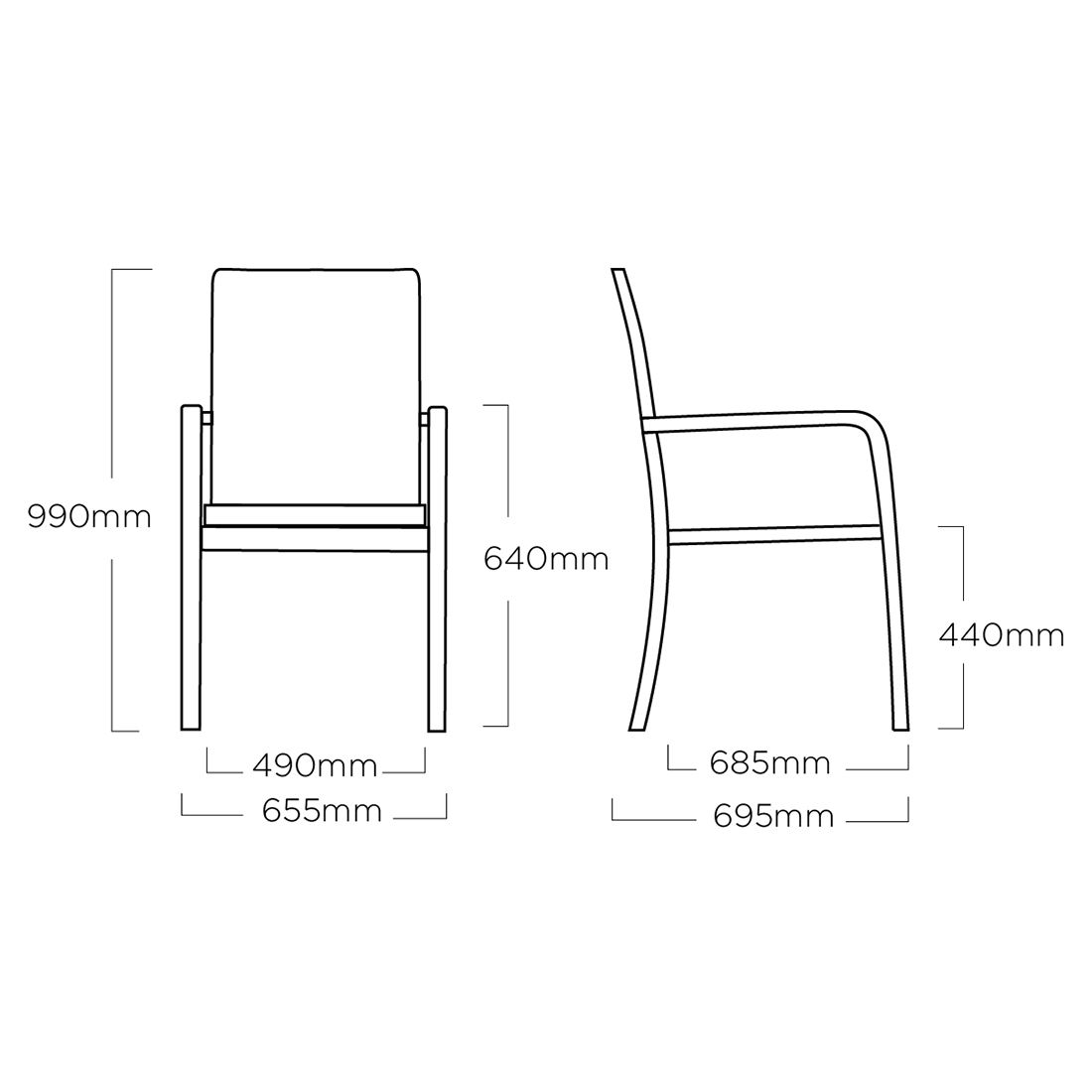 Kettler Basic+Premium Gartenmöbel-Set M (4 Plätze) Tisch 160x95cm