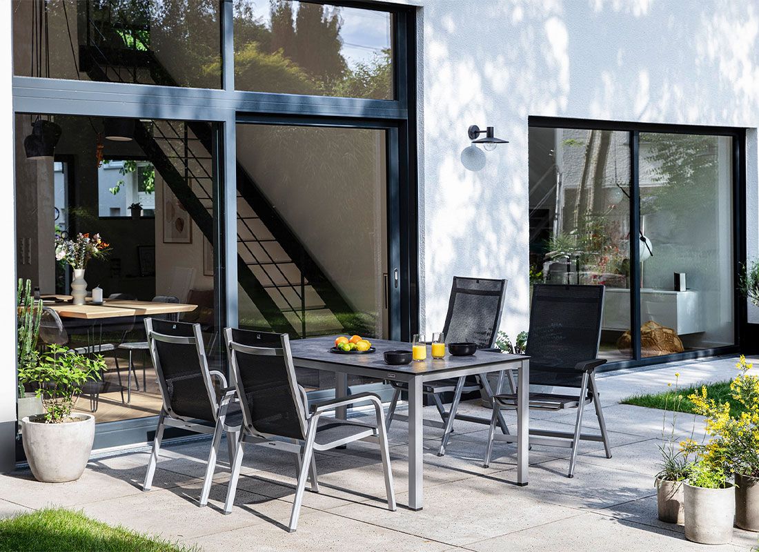 Kettler Basic+ Premium Klappsessel Aluminium/Textilene
