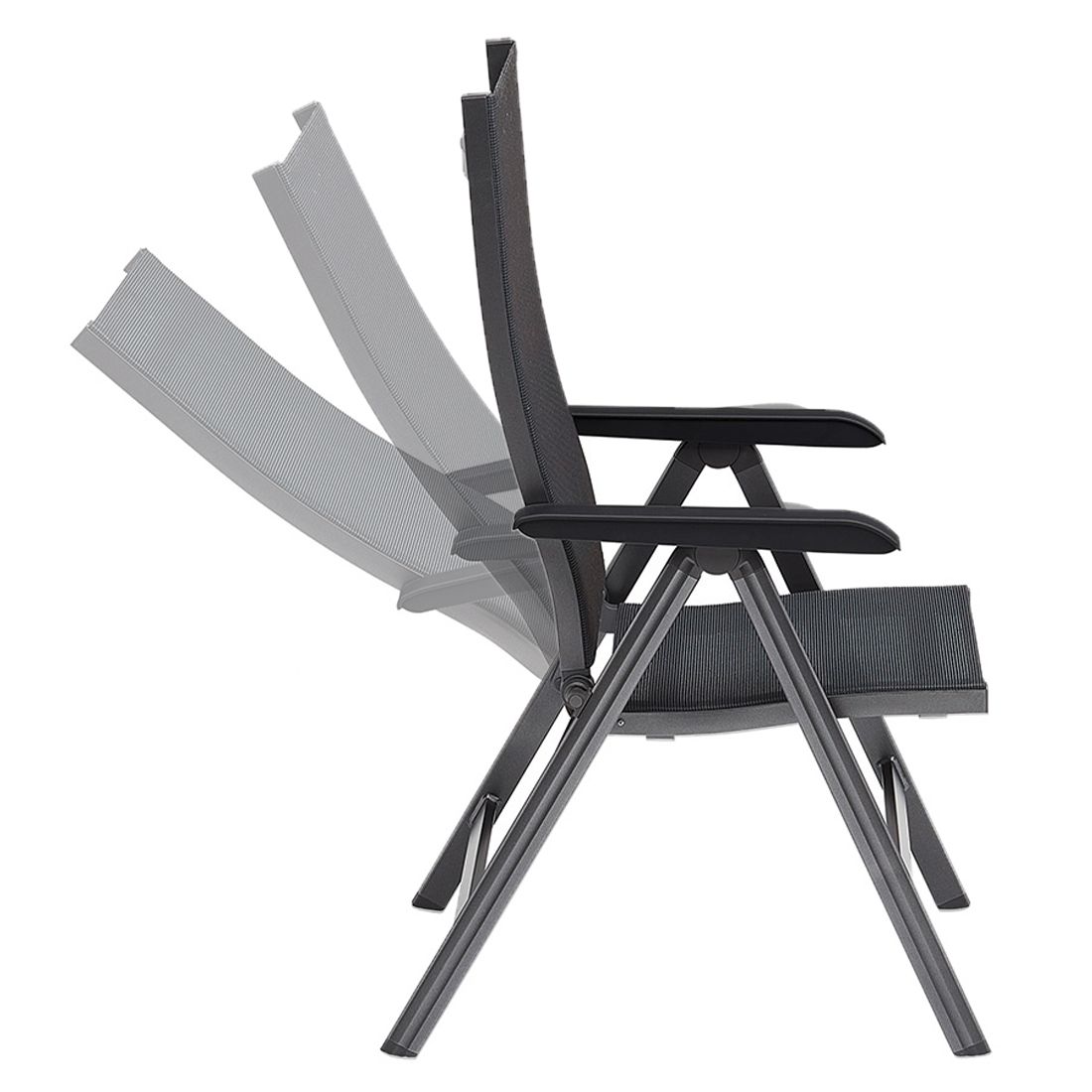 Kettler Basic+ Premium Klappsessel Aluminium/Textilene