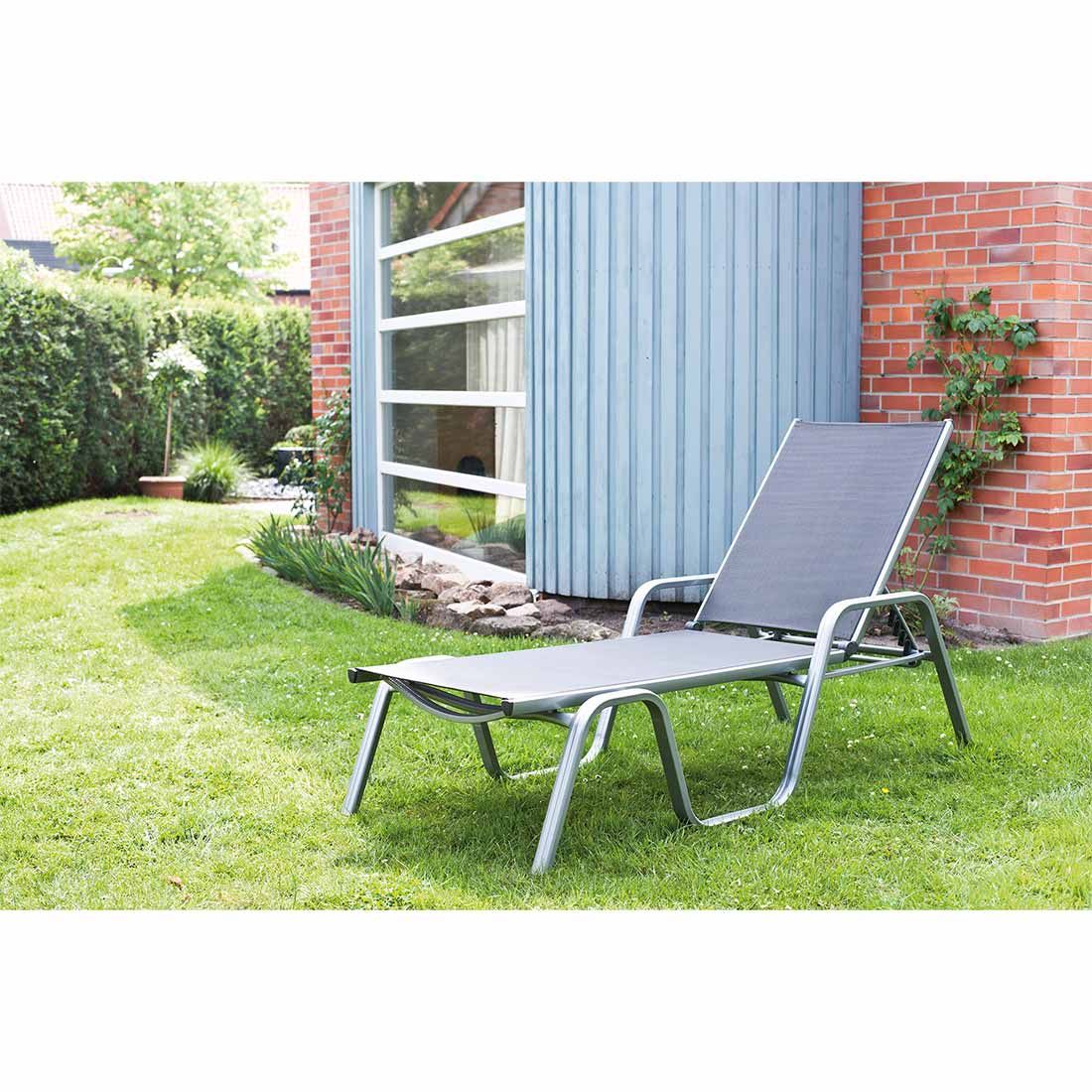 Kettler Basic Plus Gartenliege Aluminium/Textilene