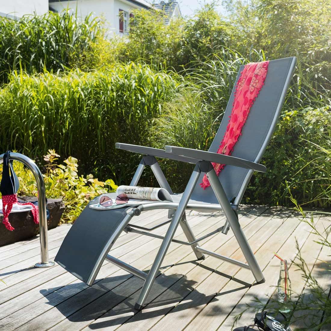 Kettler Cirrus Relaxsessel Aluminium/Textilene