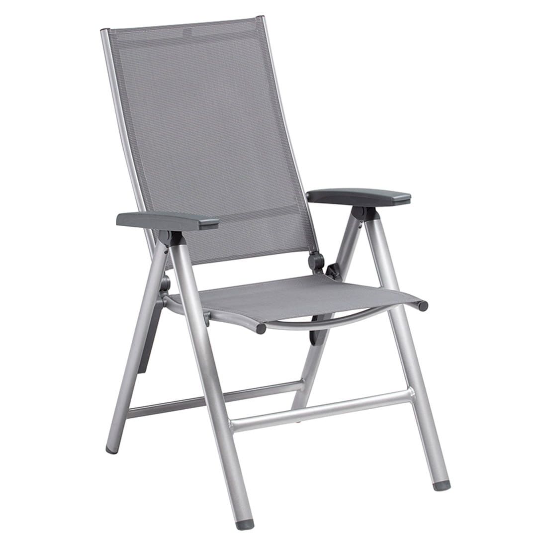 Kettler Cirrus Silver Line Klappsessel verstellbar Aluminium/Outdoorgewebe