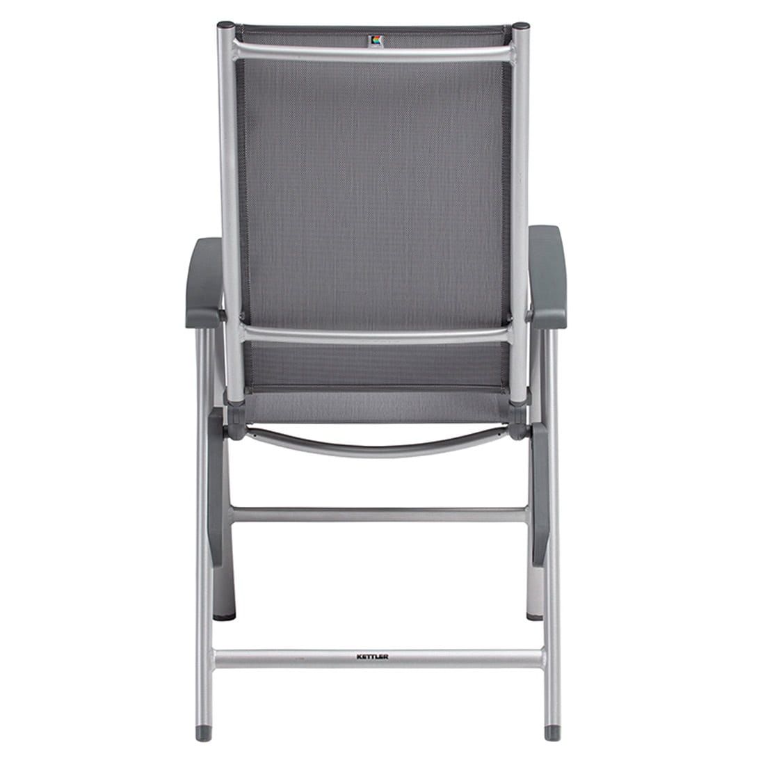 Kettler Cirrus Silver Line Klappsessel verstellbar Aluminium/Outdoorgewebe