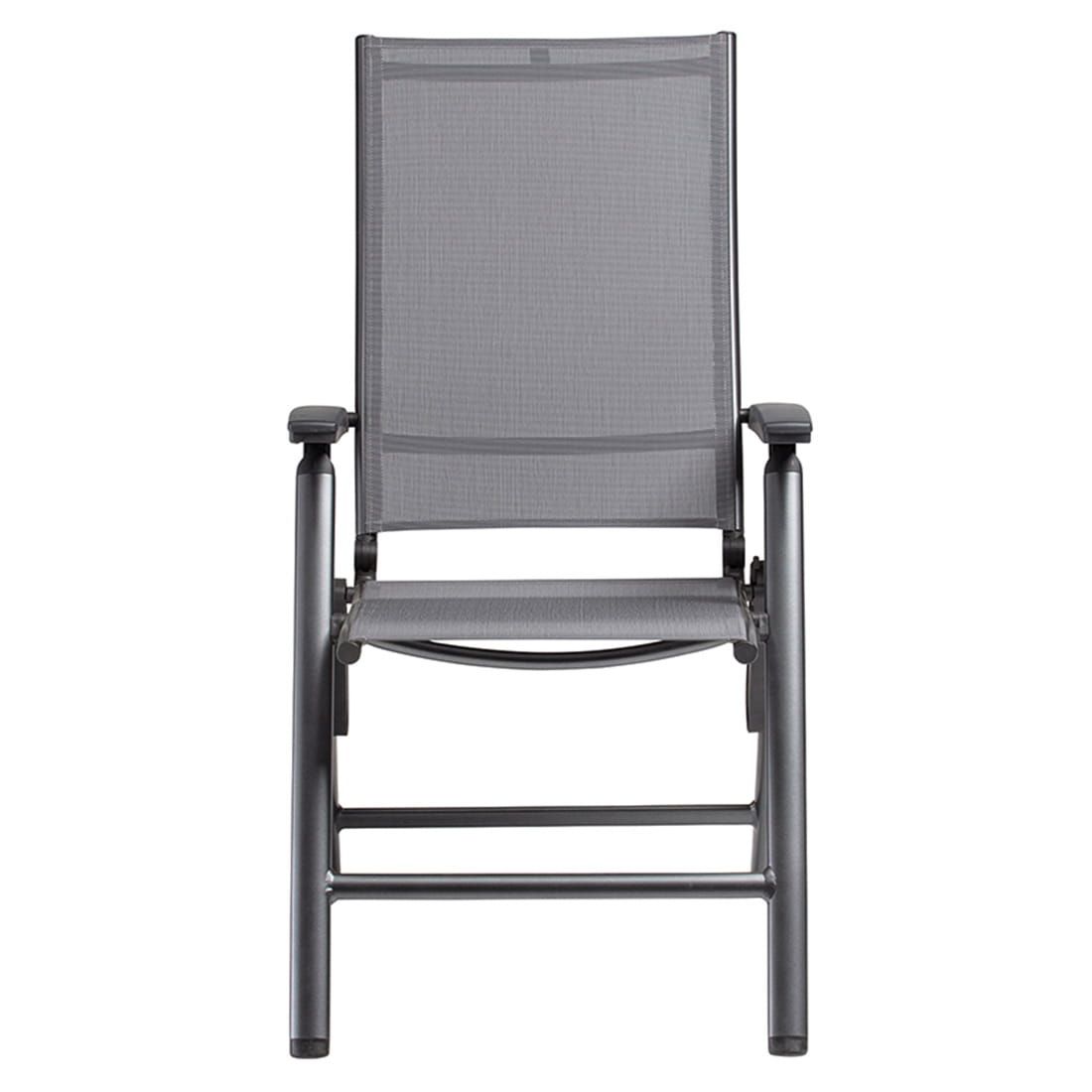 Kettler Cirrus Silver Line Klappsessel verstellbar Aluminium/Outdoorgewebe