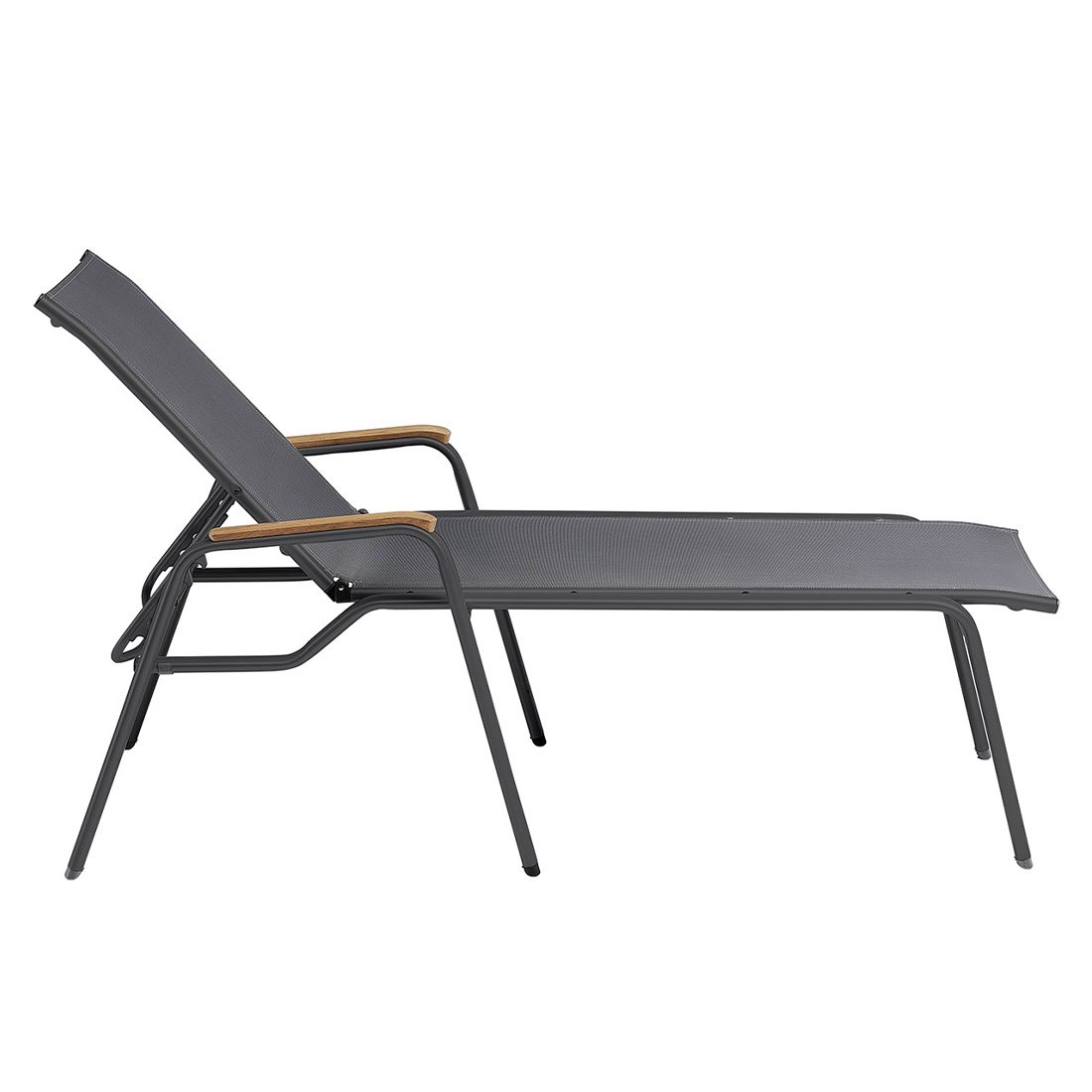 Kettler Cirrus Silver-Line Gartenliege Aluminium/Outdoorgewebe