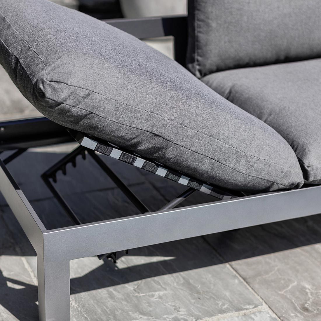 Kettler Comfort Gartenloungesofa Aluminium/Agora