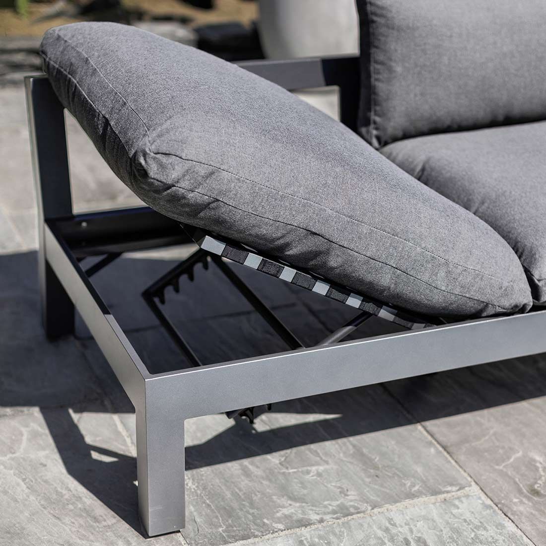 Kettler Comfort Ecklounge inkl. Loungetisch Aluminium/Agora