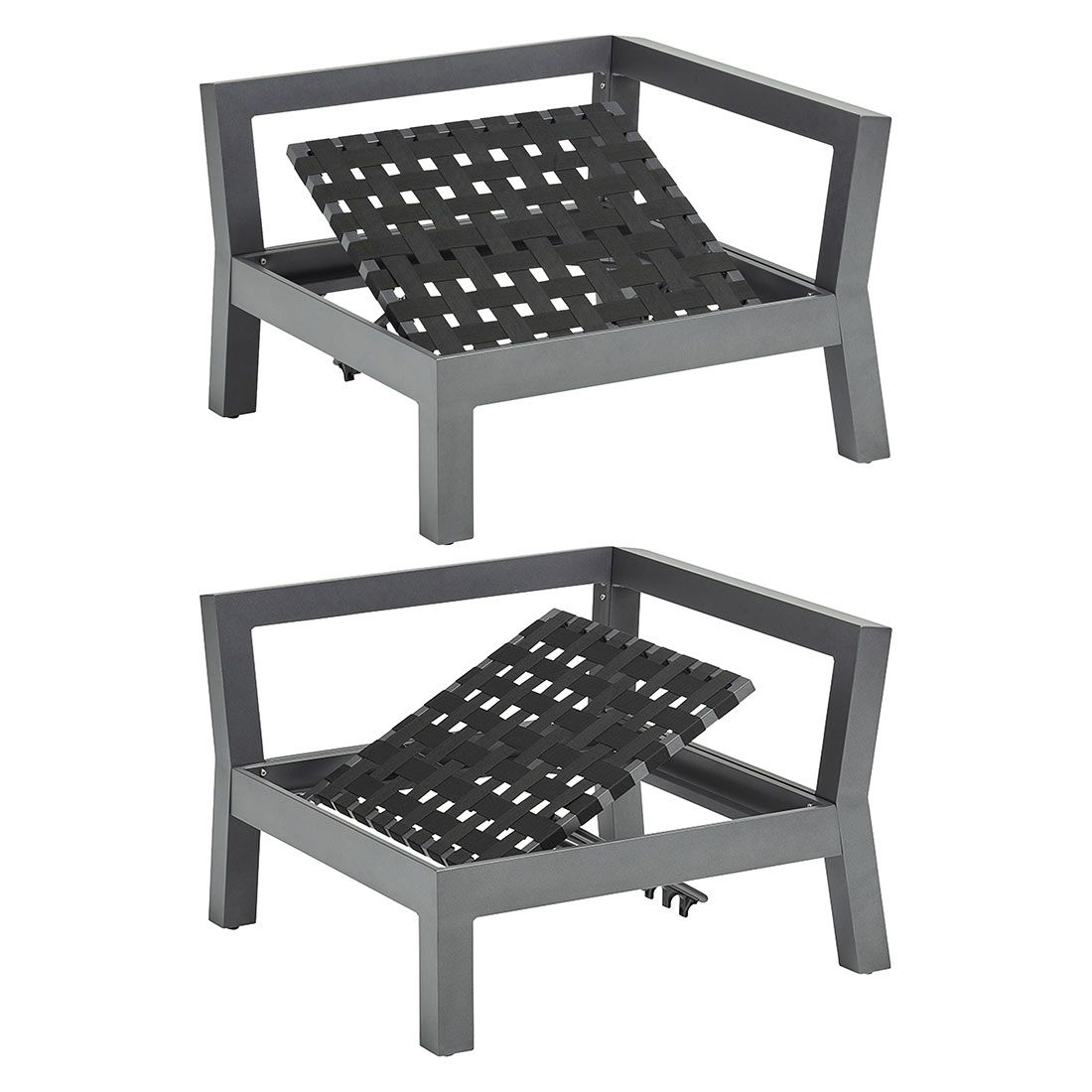 Kettler Comfort Ecklounge inkl. Loungetisch Aluminium/Agora