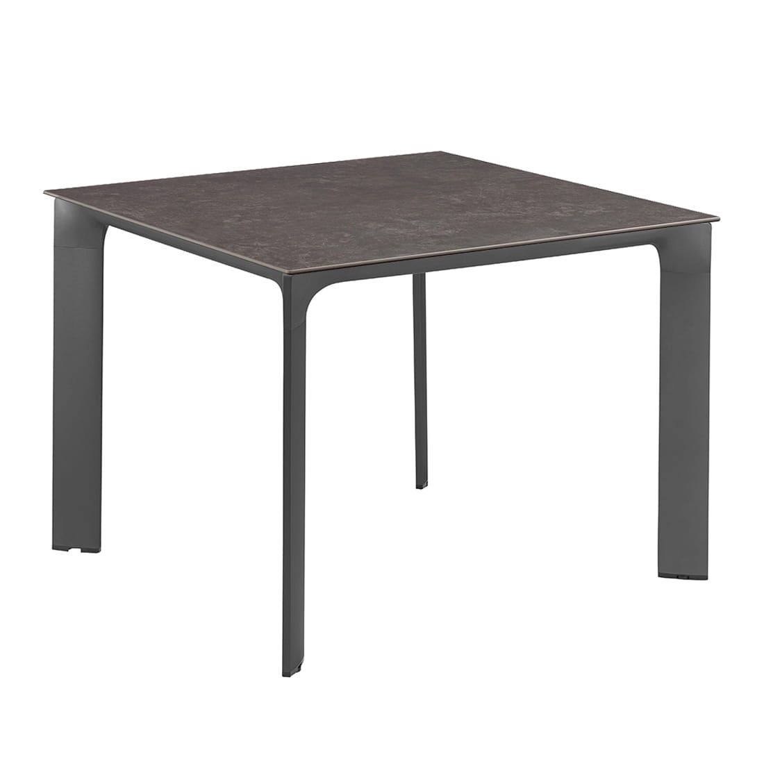 Kettler Diamond Gartentisch 95x95cm Aluminium/Keramik-Glas