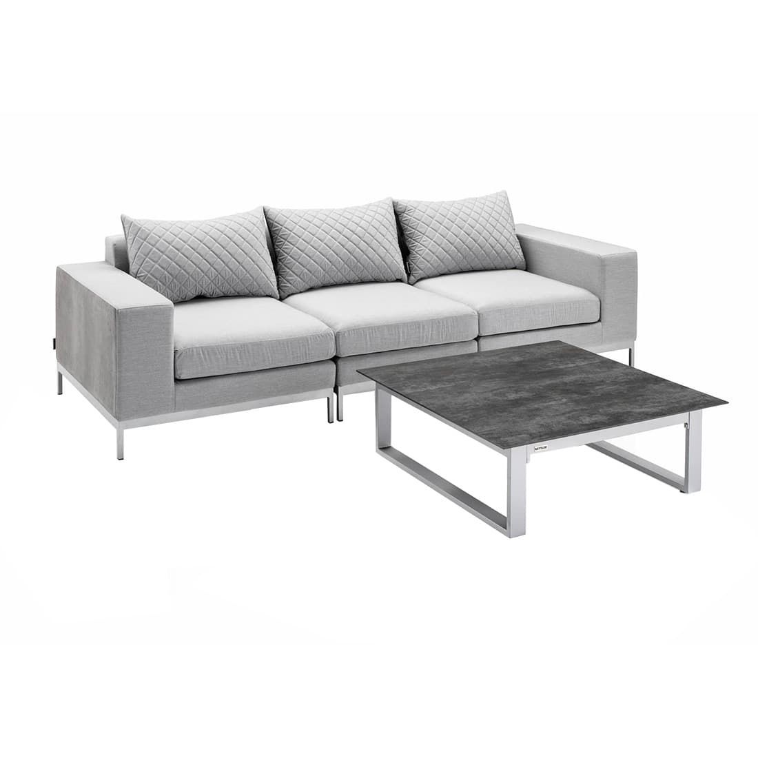 Kettler Ego Loungetischgestell 95x95cm Aluminium