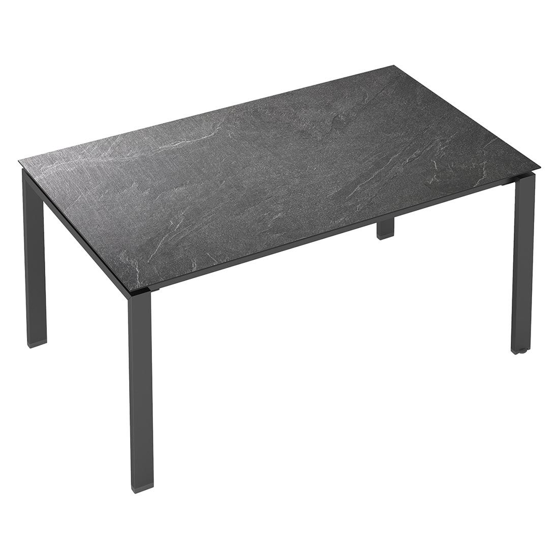 Kettler Float Gartentisch 140x70cm Aluminium/HPL