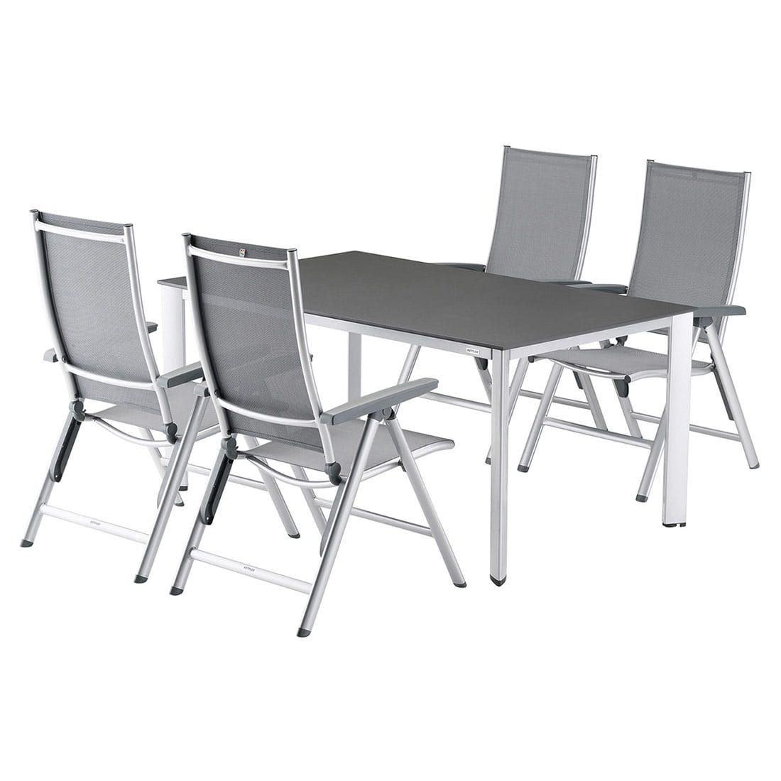 Kettler Edge Gartentisch-Gestell 160x95 cm Aluminium