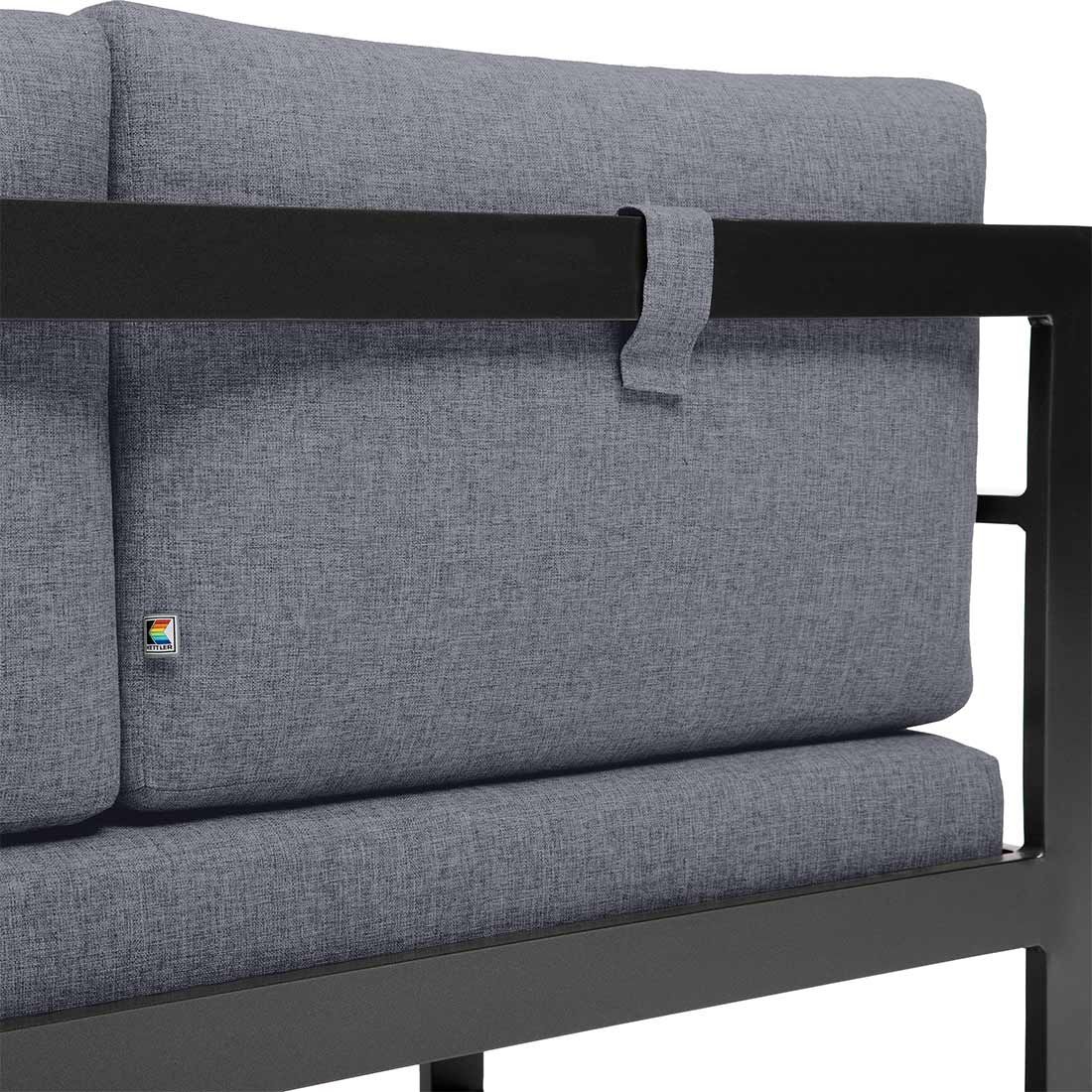 Kettler Ocean Casual Dining Loungeecke Aluminium/Polyester