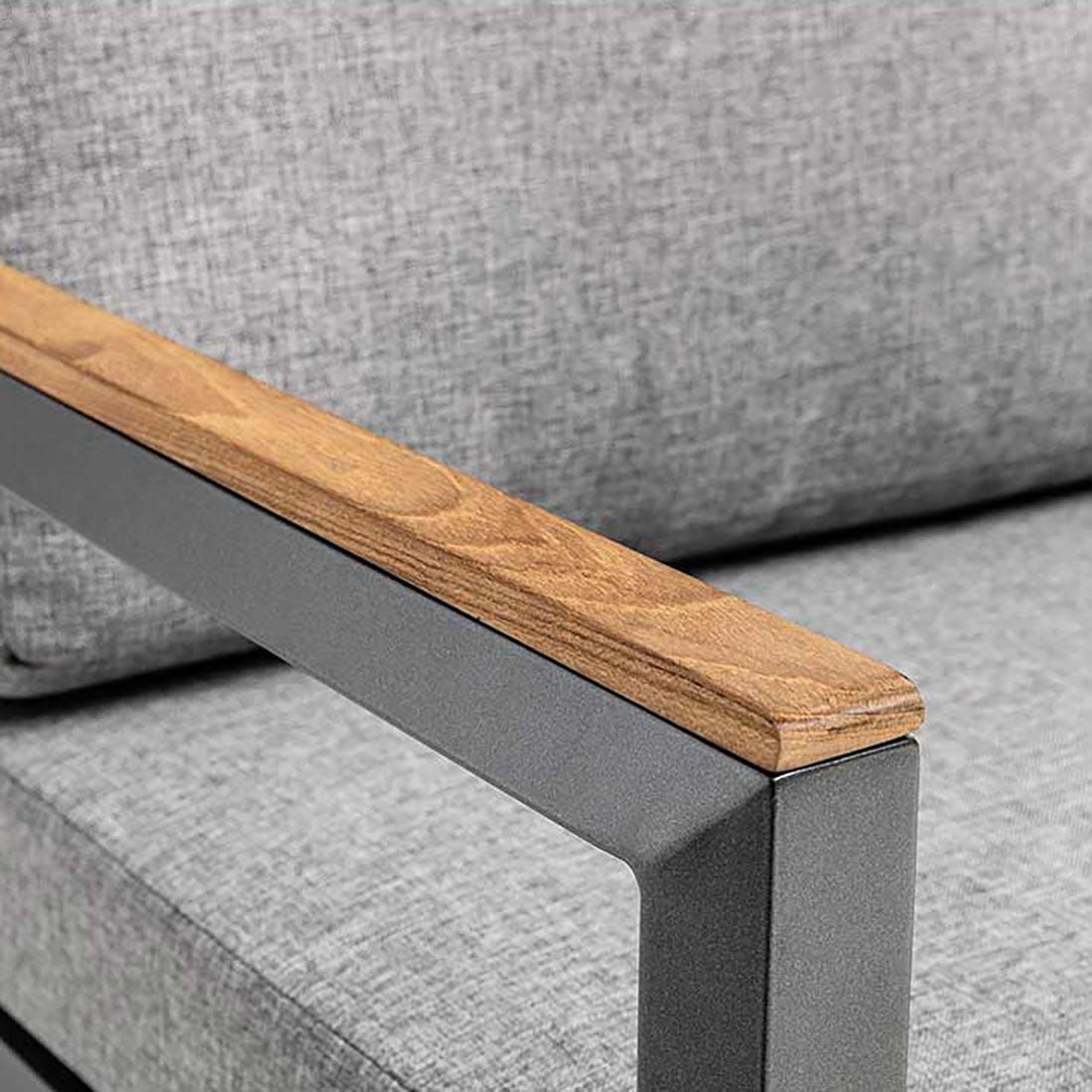 Kettler Ocean Skid Ecklounge inkl. Beistelltisch Aluminium/Olefin