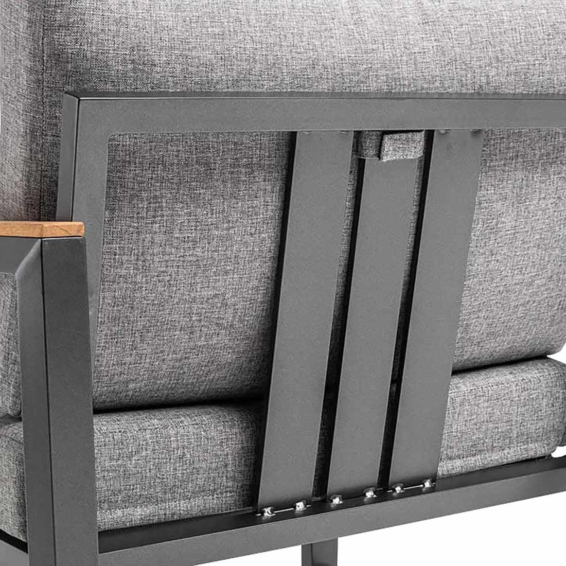 Kettler Ocean Skid Dininglounge 8-tlg. Aluminium/Olefin