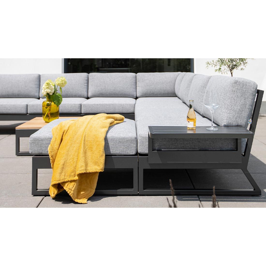 Kettler Ocean Skid Platform Ablagetisch 61x27x24cm Aluminium