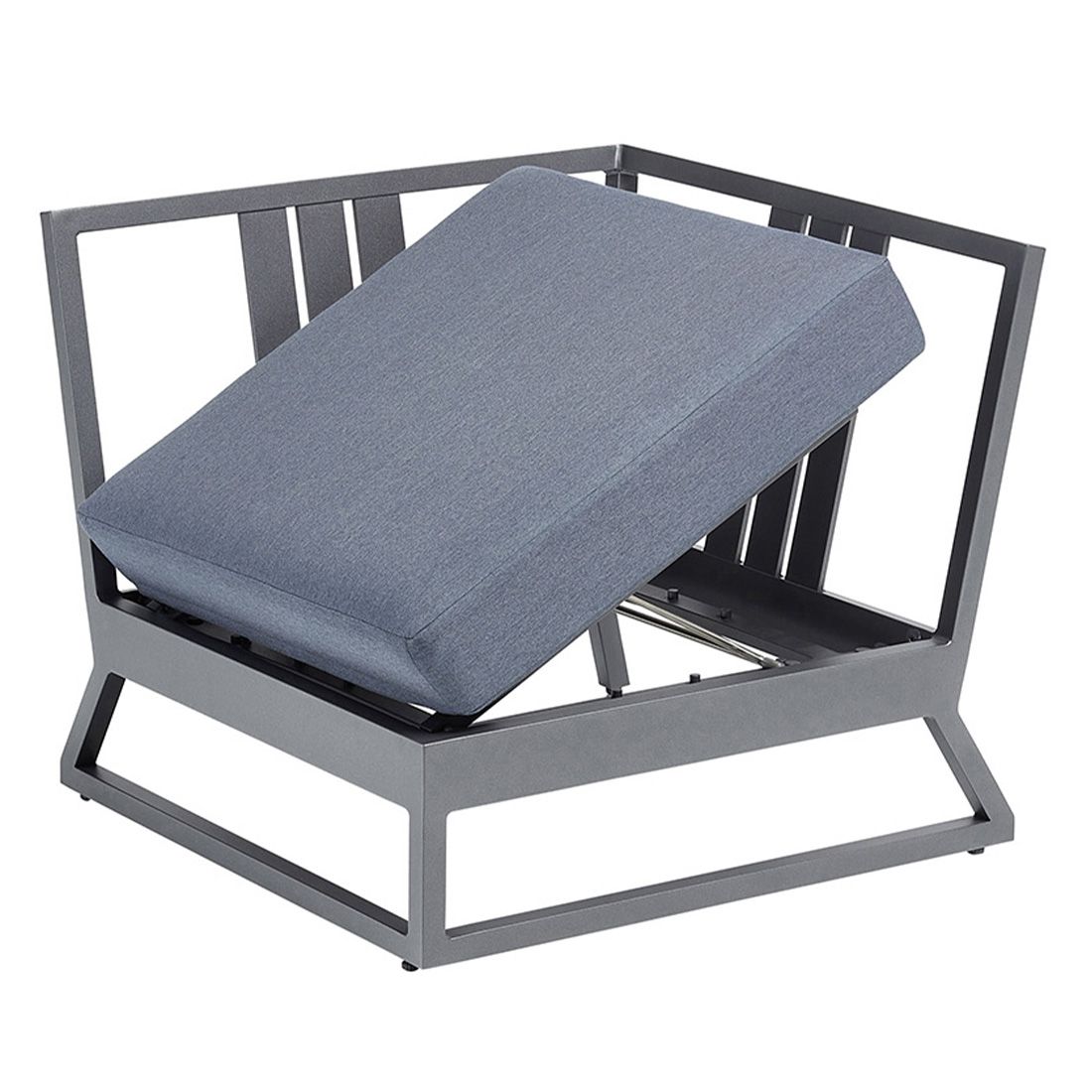 Kettler Ocean Skid Platform Eck-/Endmodul verstellbar Aluminium/Agora