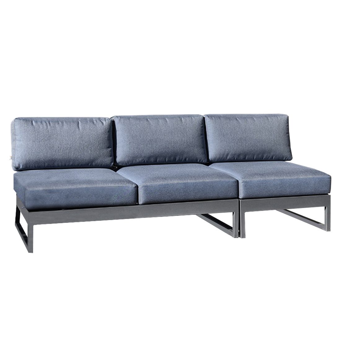 Kettler Ocean Skid Platform Gartenloungesofa Aluminium/Agora