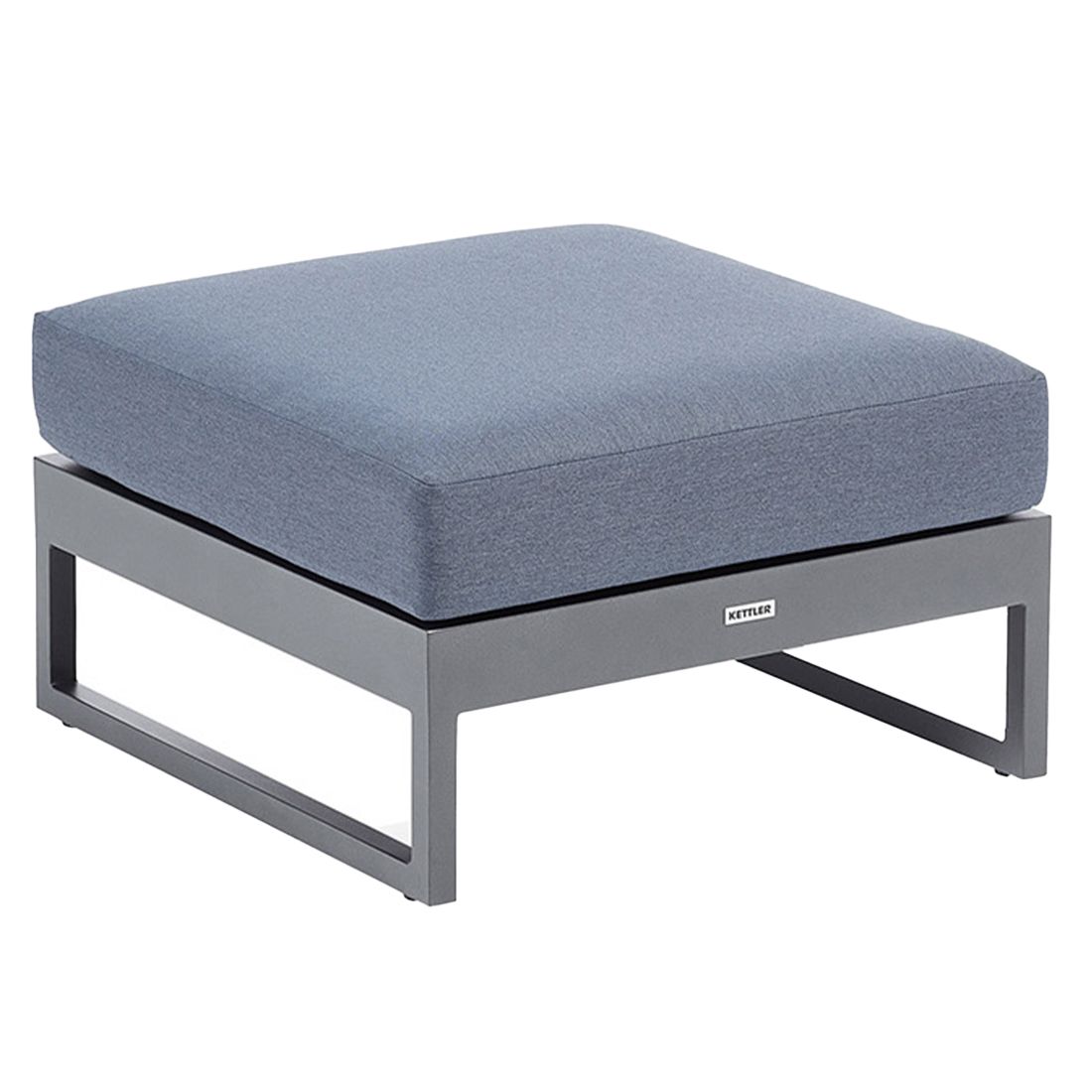 Kettler Ocean Skid Platform Loungehocker Aluminium/Agora