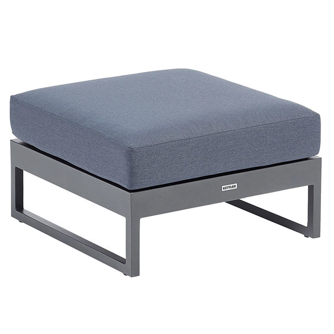 Kettler Ocean Skid Platform Loungesessel inkl. Loungehocker Aluminium/Agora