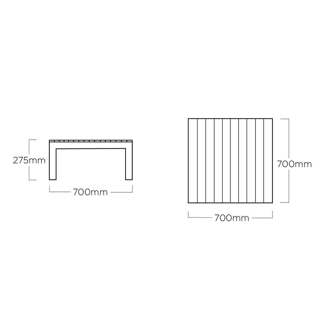 Kettler Ocean Skid Platform Loungeset inkl. Loungetisch Aluminium/Agora