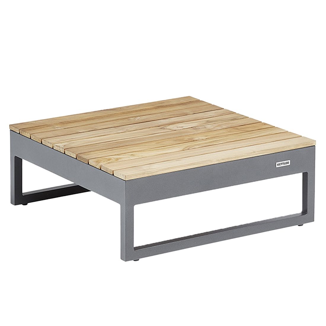 Kettler Ocean Skid Platform Loungeset inkl. Loungetisch Aluminium/Agora