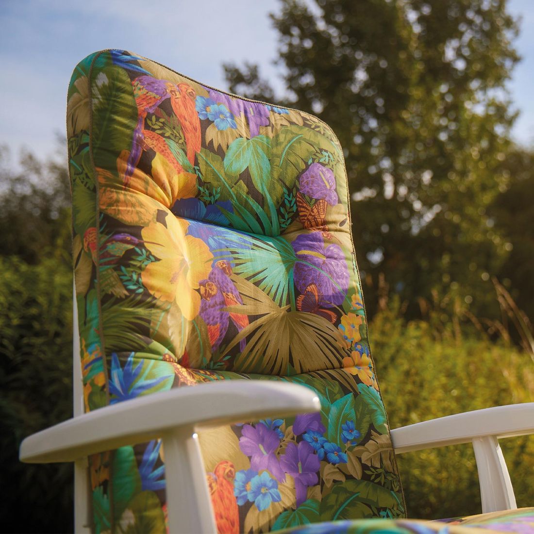 Kettler Taste Gartenstuhlauflage Hochlehner 50x120cm Baumwolle
