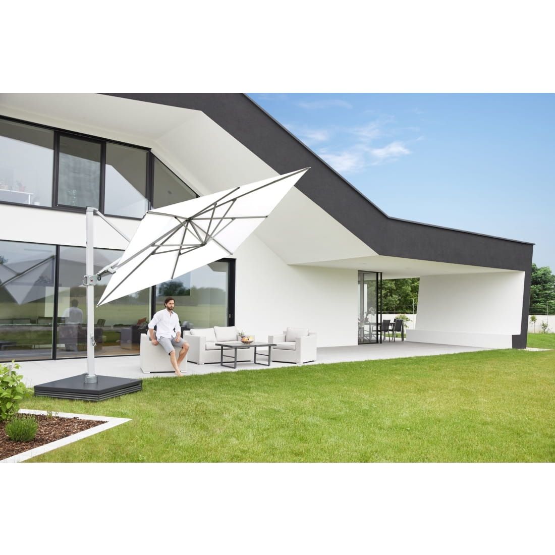 Knirps Pendelschirm 320x320cm axial schwenkbar