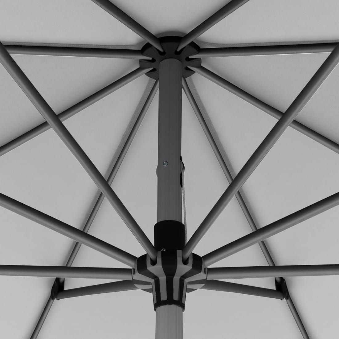 Knirps Silver Sonnenschirm 240x240cm mit Kurbel