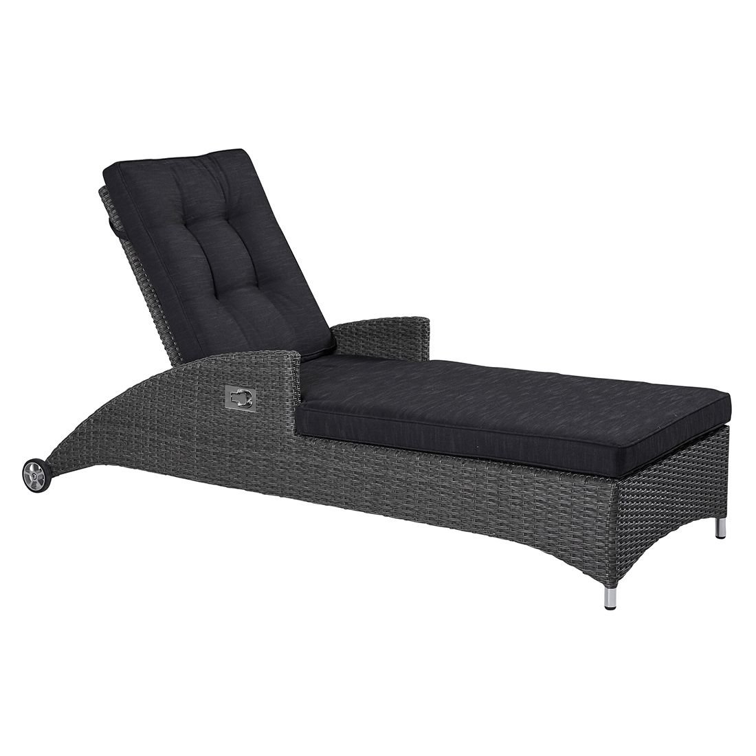 LC Garden Barcelona Gartenliege verstellbar Aluminium/Geflecht