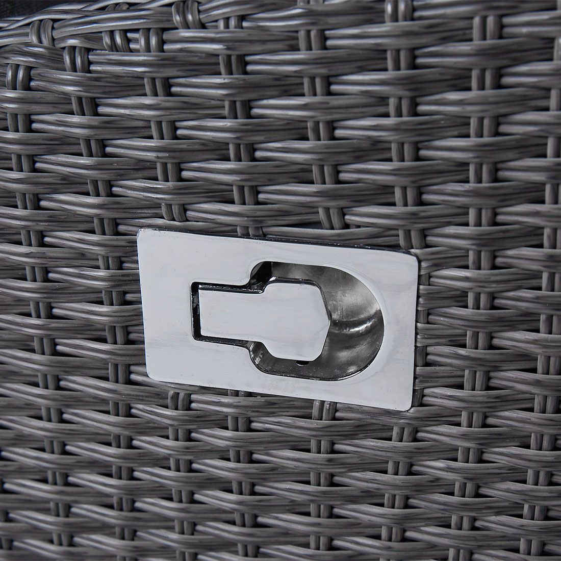 LC Garden Barcelona Gartenliege verstellbar Aluminium/Geflecht