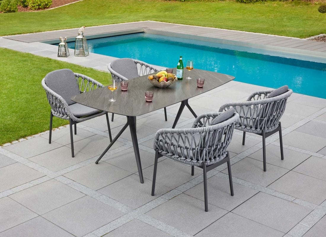 LC Garden Bari Gartensessel Aluminium/Rope