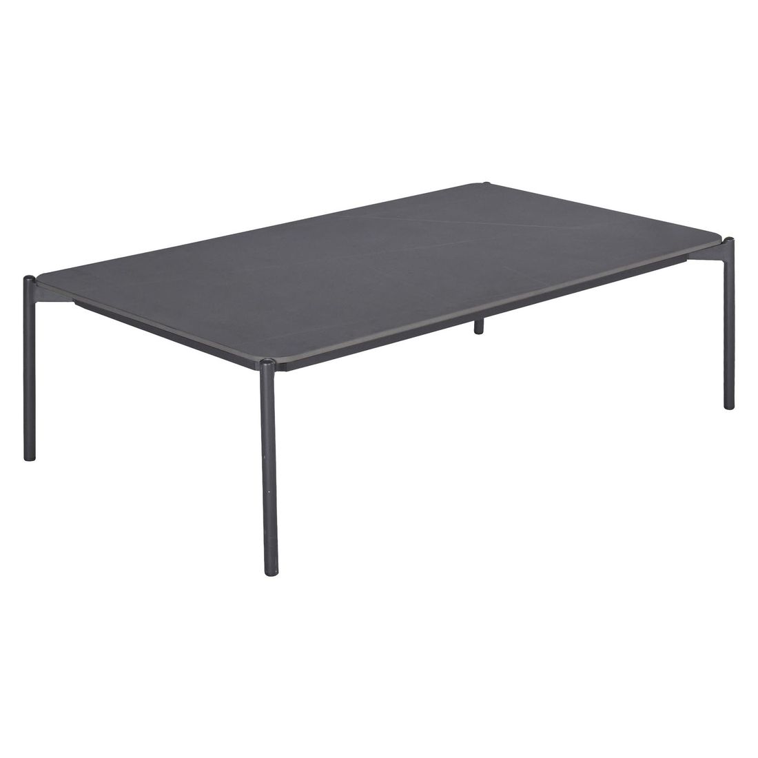 LC Garden Bari Loungetisch 120x70cm Aluminium/Sinterstone