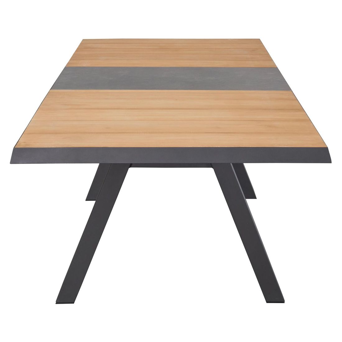 LC Garden Keramo Gartenmöbel-Set L verstellbar (7 Plätze) Tisch 200/260x100cm