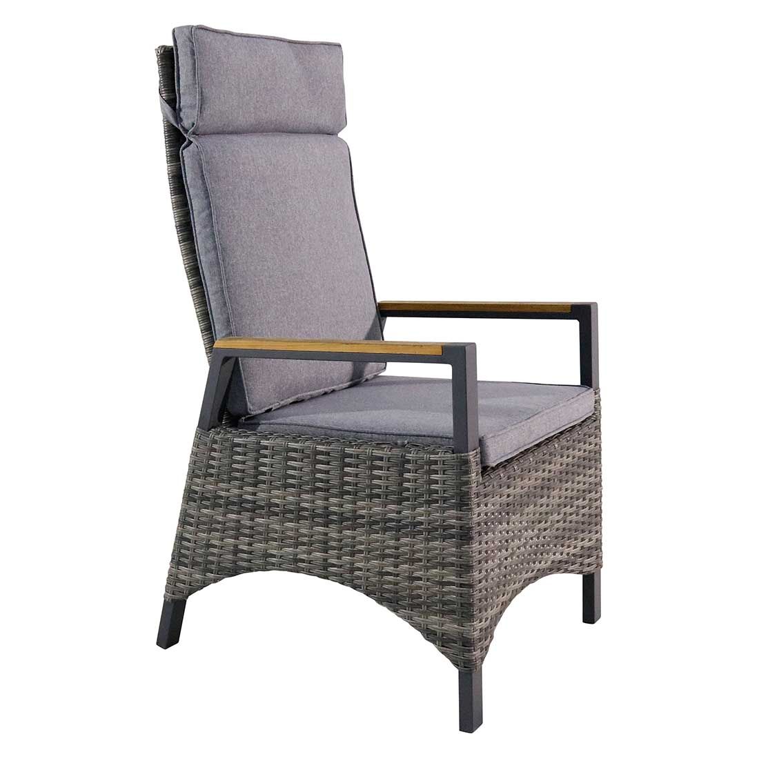 LC Garden Keramo Gartenmöbel-Set L verstellbar (7 Plätze) Tisch 200/260x100cm