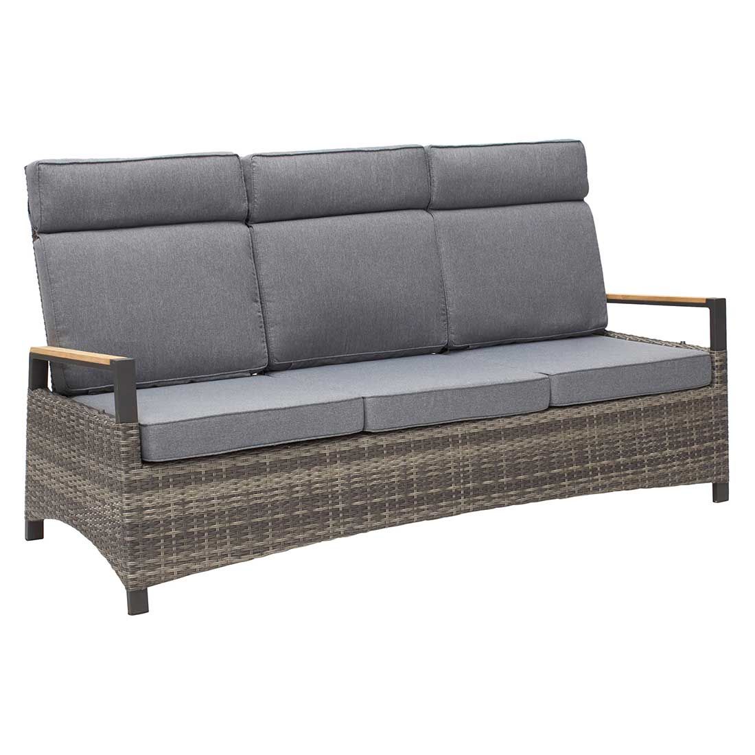 LC Garden Keramo Gartenmöbel-Set L verstellbar (7 Plätze) Tisch 200/260x100cm