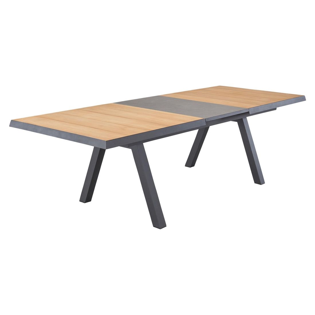 LC Garden Keramo Gartenmöbel-Set L verstellbar (7 Plätze) Tisch 200/260x100cm