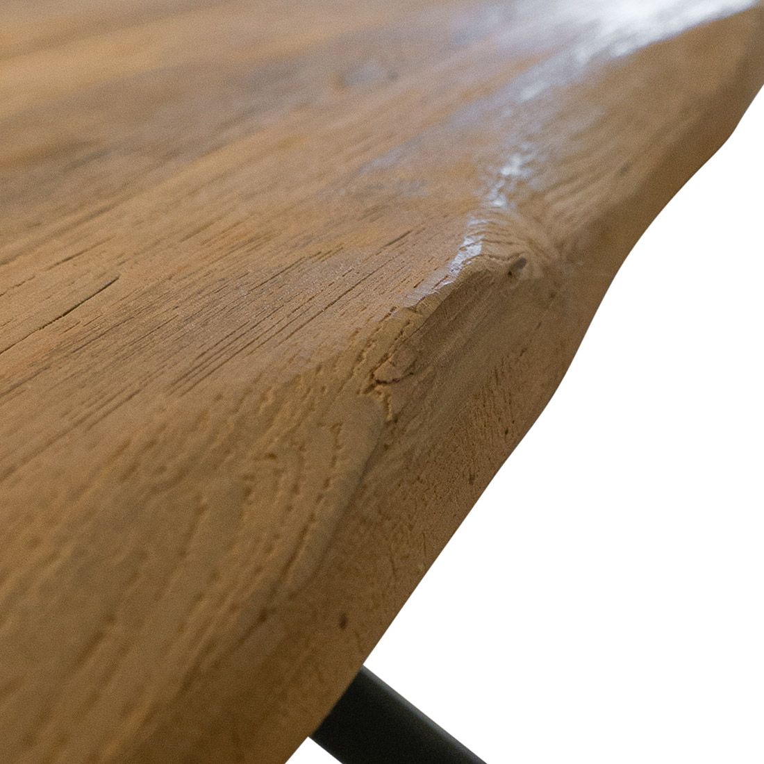 LC Garden Riviona Gartentisch 200x100cm Edelstahl/Teak recycelt