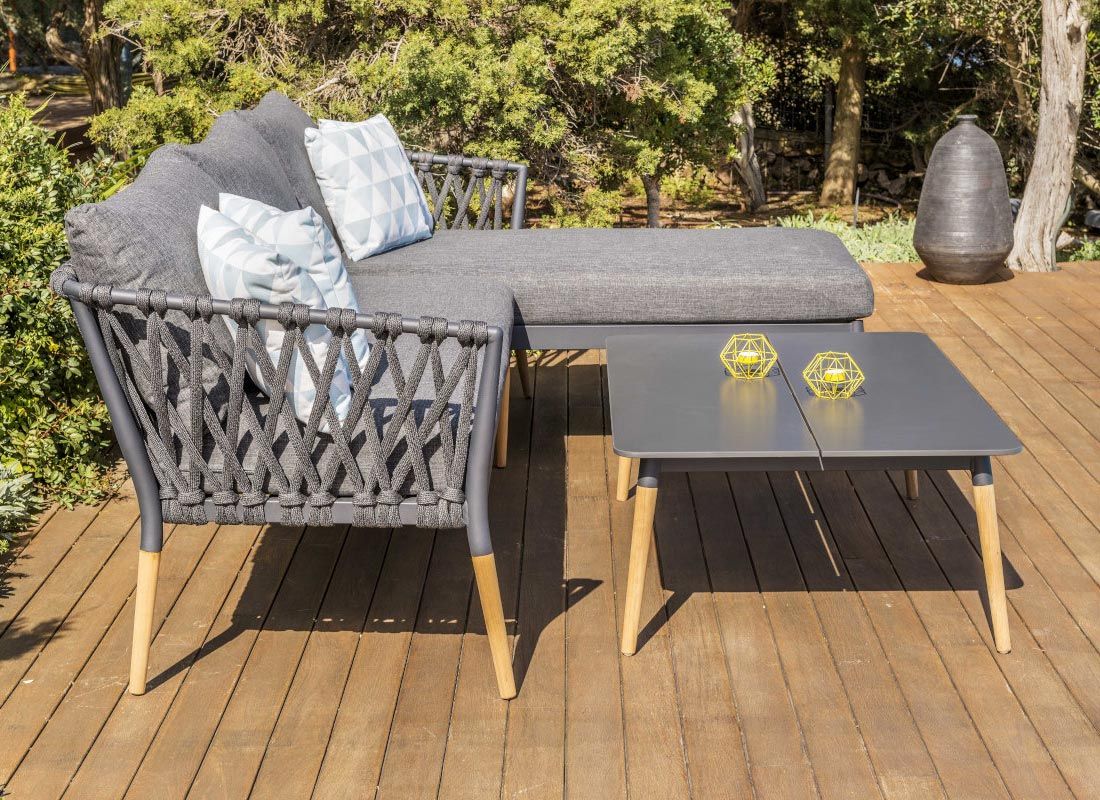 LifestyleGarden Ipanema Ecklounge Aluminium/Olefin