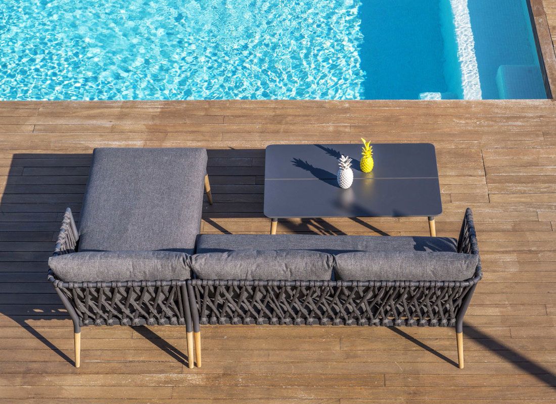 LifestyleGarden Ipanema Ecklounge Aluminium/Olefin