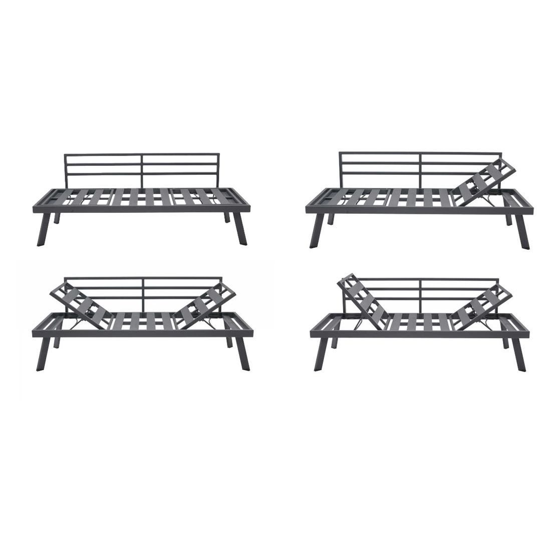 LifestyleGarden Opal Gartenmöbel-Set L (6 Plätze) Tisch 220x90cm