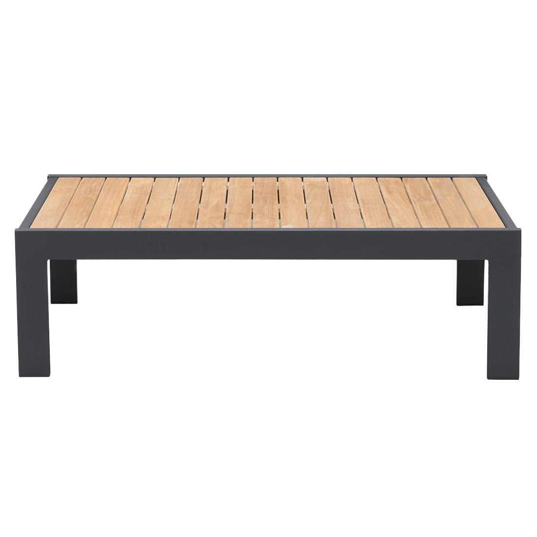 LifestyleGarden Palau Loungetisch 143x80cm Aluminium/Teak
