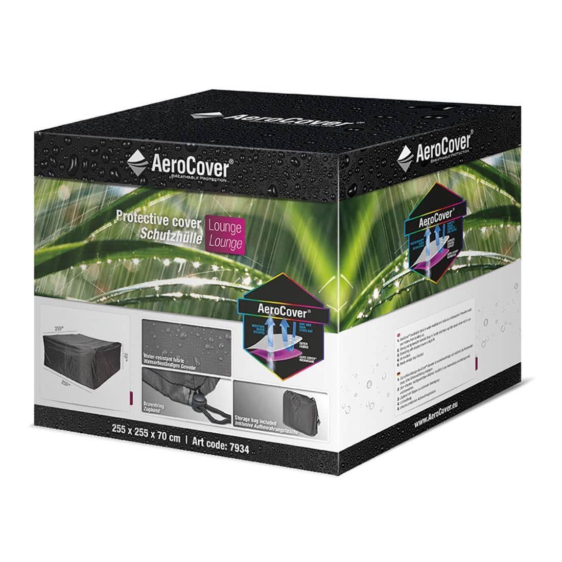 AeroCover Gartenmöbel-Set Schutzhülle 255x255x70cm Polyester