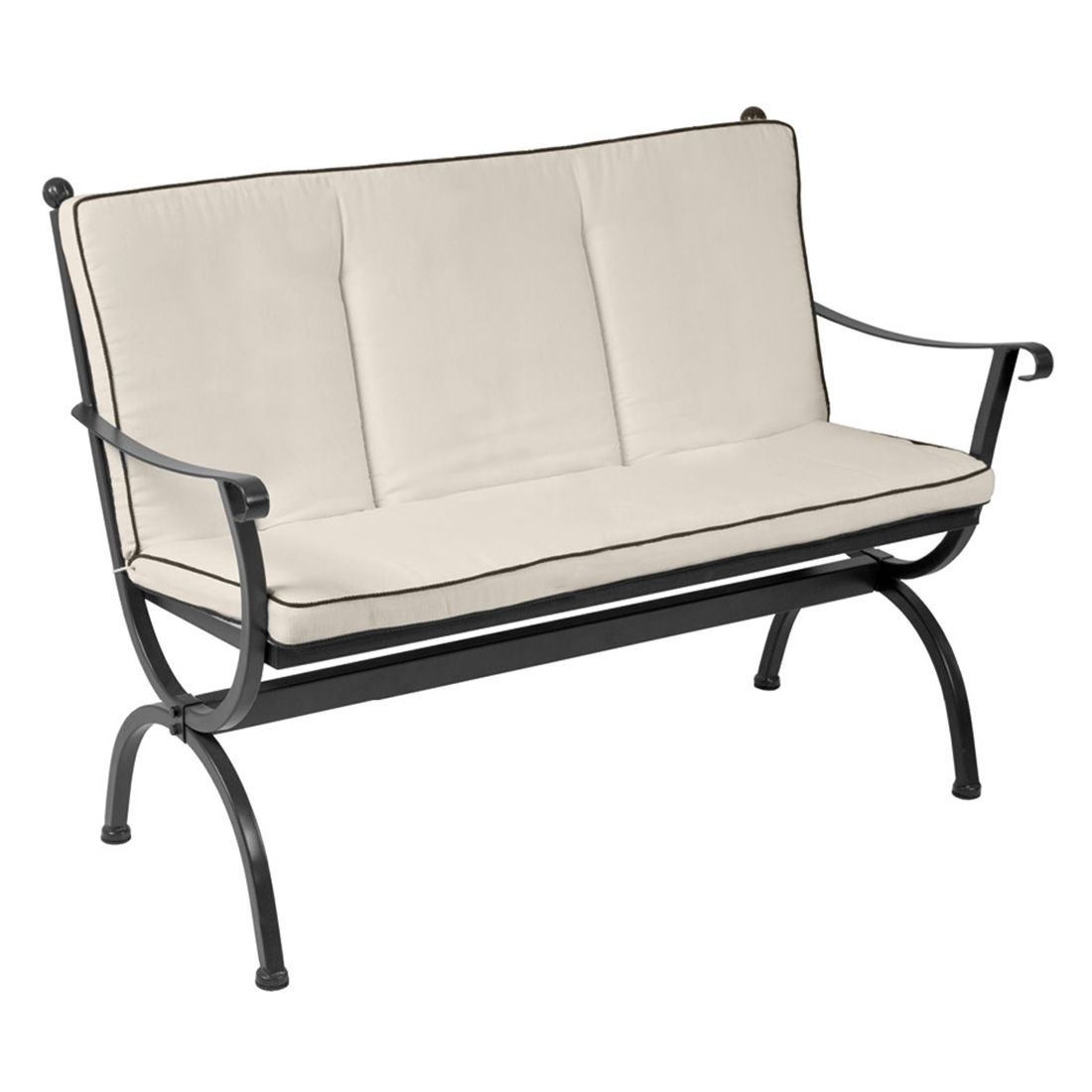 MBM Romeo 2-Sitzer Bankauflage 110x85x4cm Baumwolle/Polyester